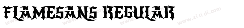 FlameSans Regular字体转换 FlameSans Regular字体转换